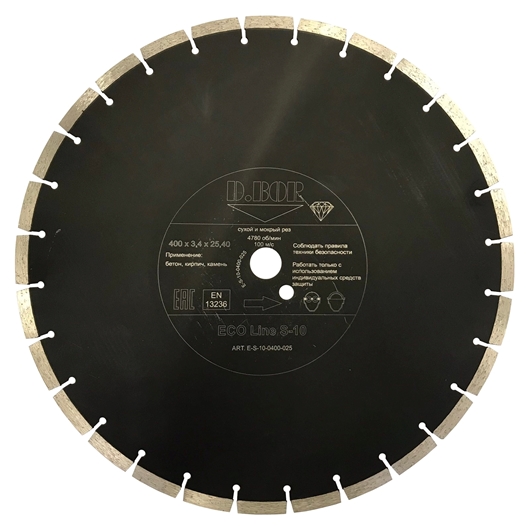 Алмазный диск D.Bor E-S-10-0400-030