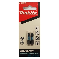 Бита PH2* 50мм Makita B-63616