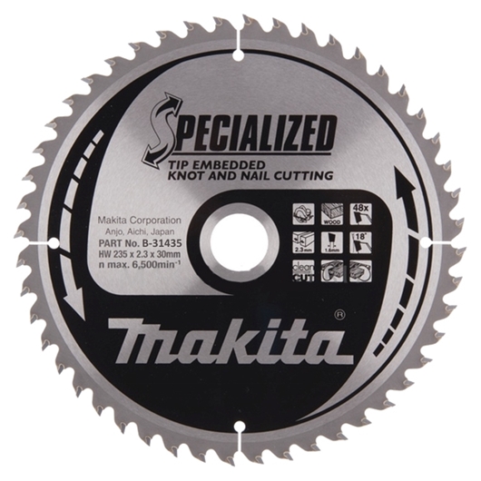 Пильный диск Specialized Nail Cutting Makita B-31435
