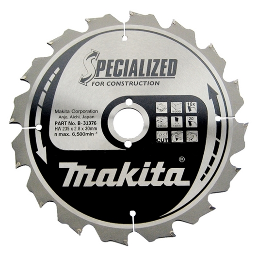 Пильный диск Construction  Makita B-31376