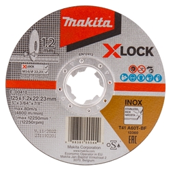 Диск отрезной  X-Lock D=125мм Makita E-00418