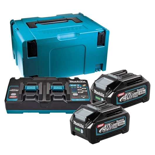 Набор XGT® (BL4040*2шт 40В/4.0Ач, DC40RB, MakPac3) Makita 191U04-0_Zсерия