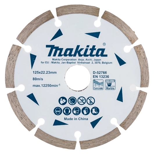 Алмазный диск D=125*22.2* 2.2мм Makita D-52766