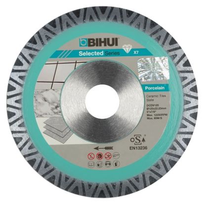 Алмазный диск D=125*22.2* 1.4мм B-VELOCITY Bihui DCDV125
