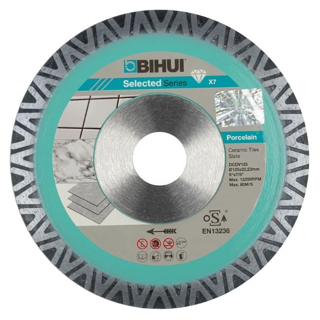 Алмазный диск D=125*22.2* 1.4мм B-VELOCITY Bihui DCDV125