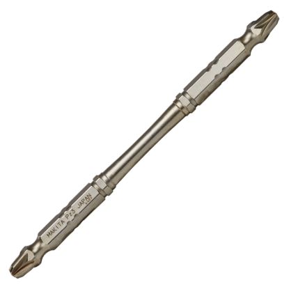 Изображение Бита двухсторонняя PZ3*PZ3*110мм Silver Torsion Makita B-21945