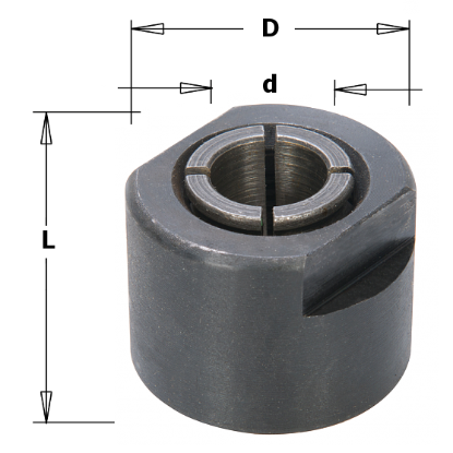 Изображение Цанга с гайкой 12мм Triton TR957632