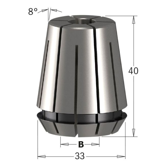 Изображение Цанговый зажим 12мм CMT 184.120.00