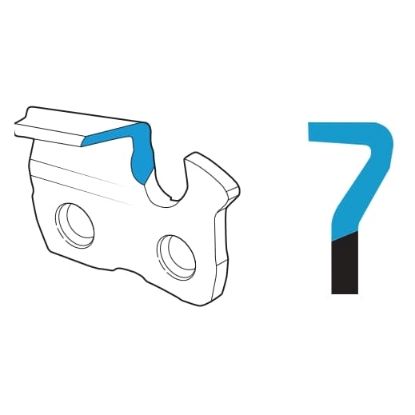 Цепь 0.325", 1.5мм, Semi Chisel 21BP  Dolmar 528086801_72