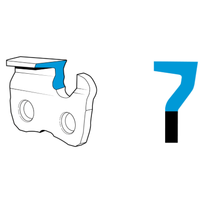 Цепь 3/8", 1.3мм, Chisel 72LP Dolmar 523100801_72