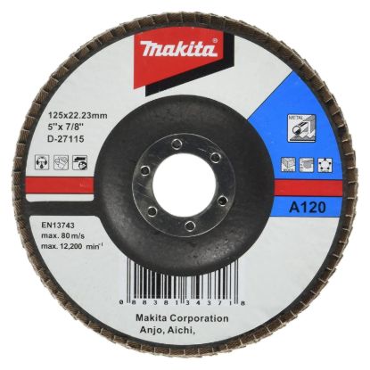 Диск шлифовальный лепестковый D=125мм Makita D-27115