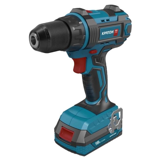 Дрель-шуруповерт аккумуляторная Кратон OFA BICD18