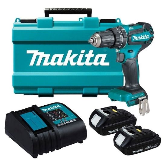 Дрель-шуруповерт с ударом аккумуляторная Makita LXT ® DHP485SYE