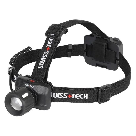 Изображение Фонарик налобный черный Swiss+Tech ST032001