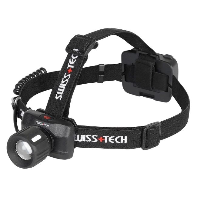 Изображение Фонарик налобный черный Swiss+Tech ST032001