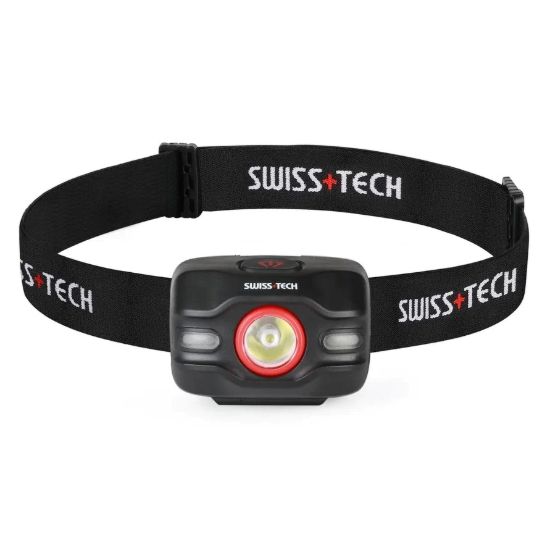 Изображение Фонарик налобный черный Swiss+Tech ST032008