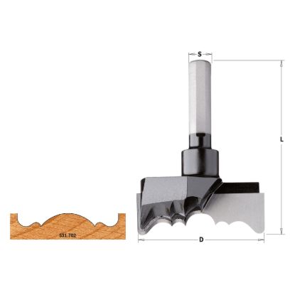 Изображение Фреза для изготовленя декоративных розеток из дерева  CMT 531.702