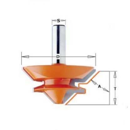 Изображение Фреза для углового сращиванияc R 45мм 70*31,7мм*12мм  Z2 CMT 955.503.11