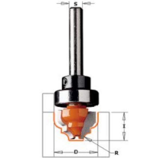 Изображение Фреза классическая погружная фреза 28.6*13.3мм 08мм CMT 965.302.11B