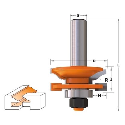 Изображение Фреза комбинированная рамочная (Римская) HM CT Z2 Makita D-11900