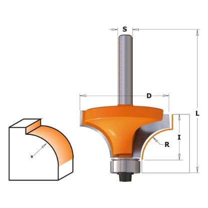 Изображение Фреза кромочная калёвочная с ниж. подшип.  HW Z2 Makita D-68395