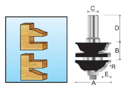 Изображение Фреза пазо-шиповая Makita D-11994