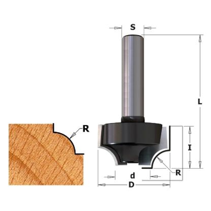 Изображение Фреза пазовая фасонная HM CT Z2 Makita D-11019