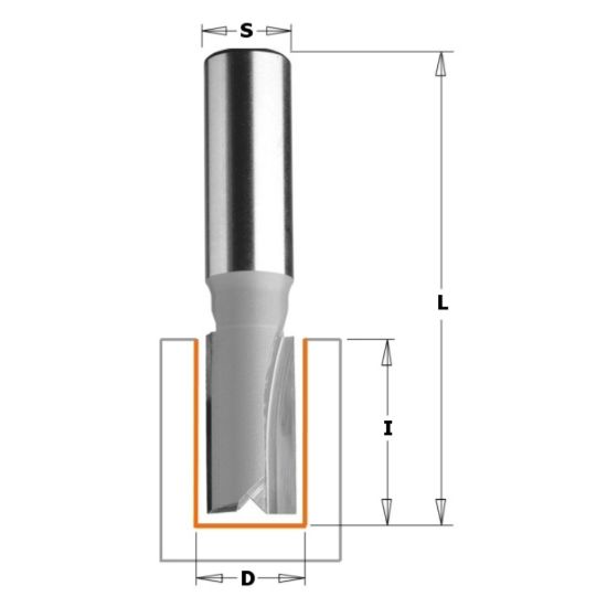 Изображение Фреза пазовая прямая HW Z2+1 CMT 177.250.11