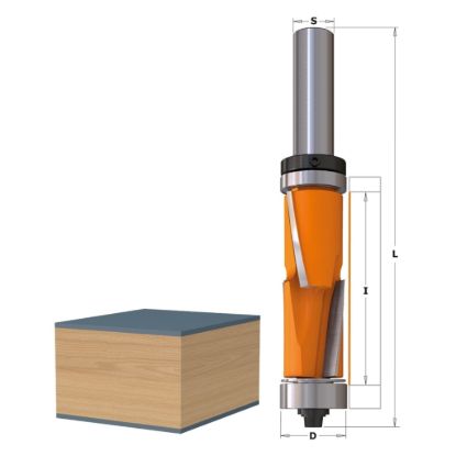 Изображение Фреза прямая для окантовки с ниж. и верх. подшип. XTREME HW Z2 CMT 906.690.41B