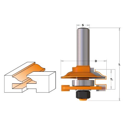 Изображение Фрезы комплект “мебельная обвязка” (2шт) HW Z2 CMT 991.501.11