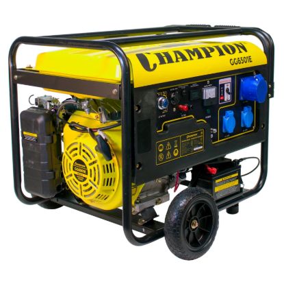 Изображение Генератор бензиновый Champion GG6501E+ATS