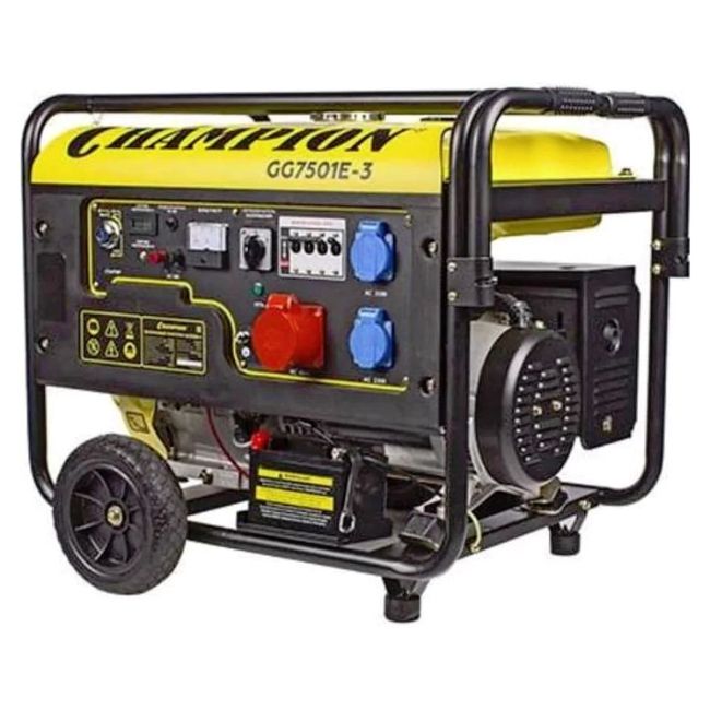Генератор бензиновый Champion GG7501E-3