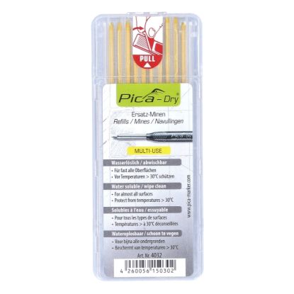 Грифели сменные ;желтые Pica 4032