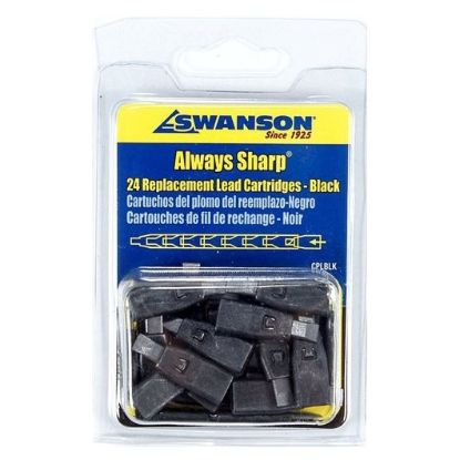 Грифели сменные черные Swanson CPBLK