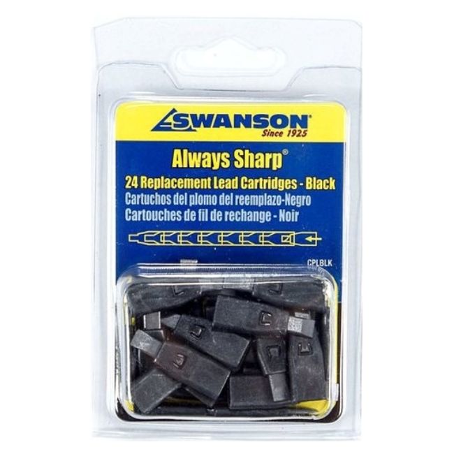 Грифели сменные черные Swanson CPBLK