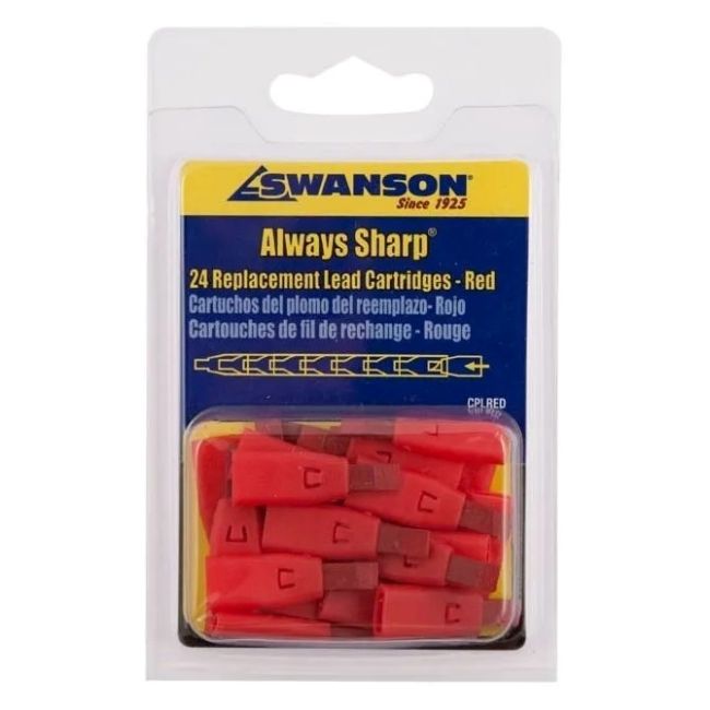 Грифели сменные красные Swanson CPLRED