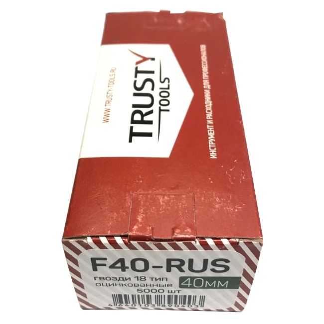 Гвоздь отделочный тип 18/ 40мм Trusty F40-RUS