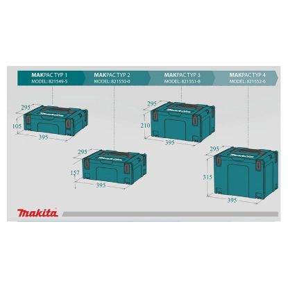 Кейс MakPac тип 4  Makita 821552-6