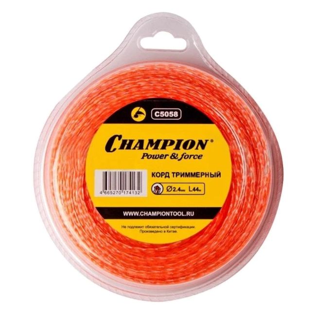 Леска для косильных головок Square Twist DUO Champion C5058