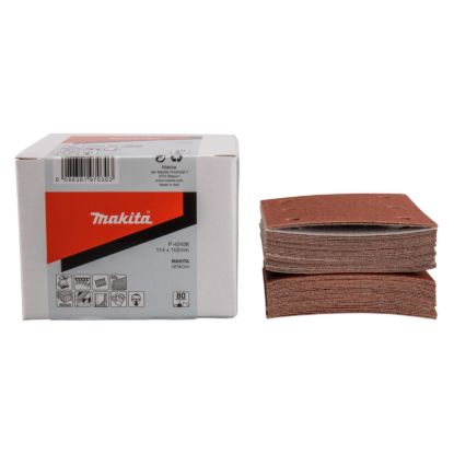 Шлифбумага 114*102мм красная P 80 (уп 50шт) Makita P-42438