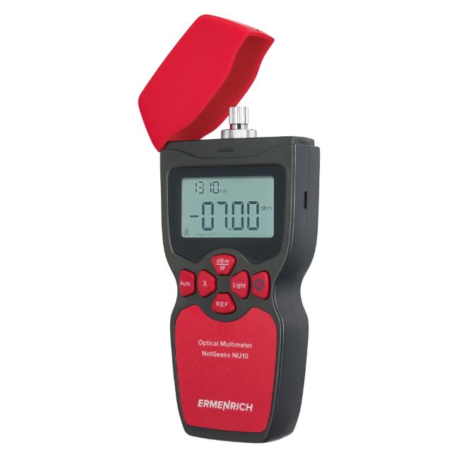 Изображение Тестер оптоволоконных линий (мультиметр оптический) Ermenrich NU10