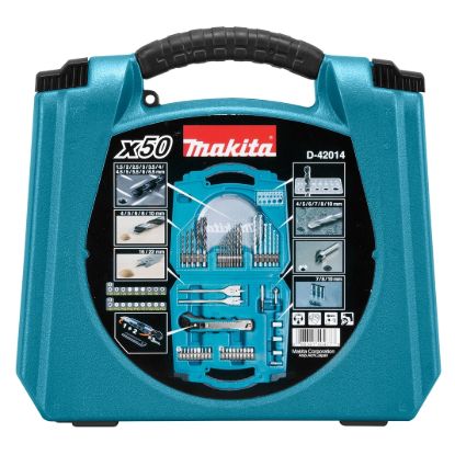 Набор бит и насадок 50ед Makita D-42014