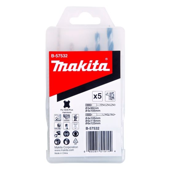 Набор сверл Makita B-57532