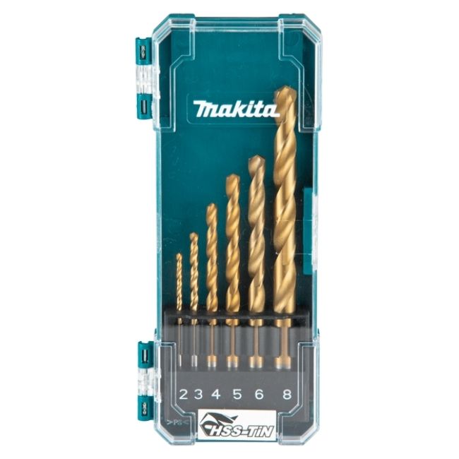 Набор сверл по металлу HSS-TiN 6шт Makita D-72833_td