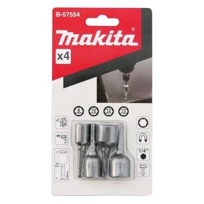 Набор торцевых головок 4ед Makita B-57554