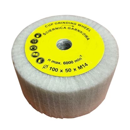 Насадка D=100*50мм полировальная GLOB 10050M14-T