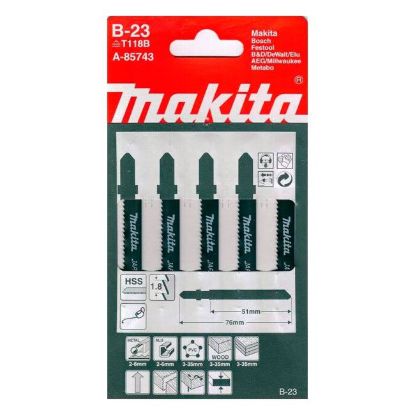 Пилка для лобзика В23 Makita A-85743 (792523-9)