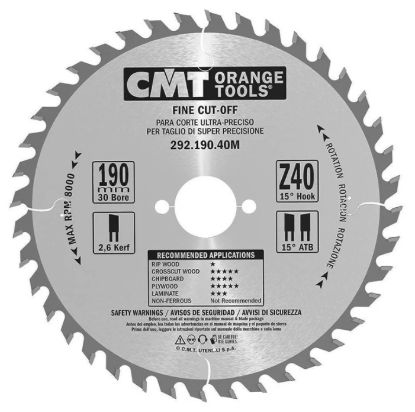 Пильный диск СМТ 292.190.40M