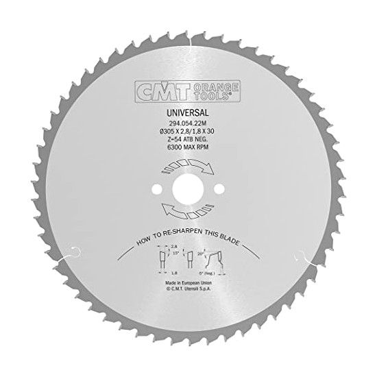 Пильный диск  СМТ 294.054.22M