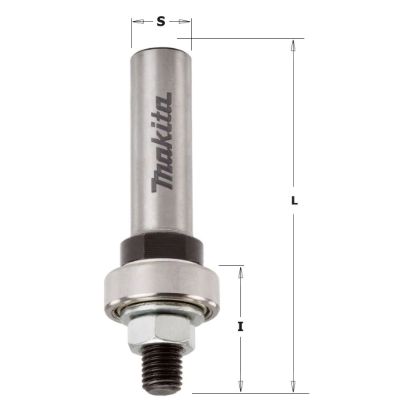 Изображение Стержень с гайкой Makita D-12108